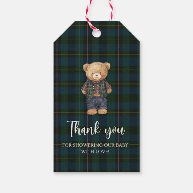 Inspired Baby Shower Geschenkanhänger (Vorderseite)