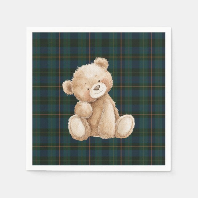 Inspired Baby Shower Napkins Serviette (Vorderseite)