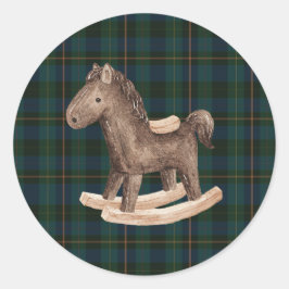 Inspired Baby Shower Runder Aufkleber