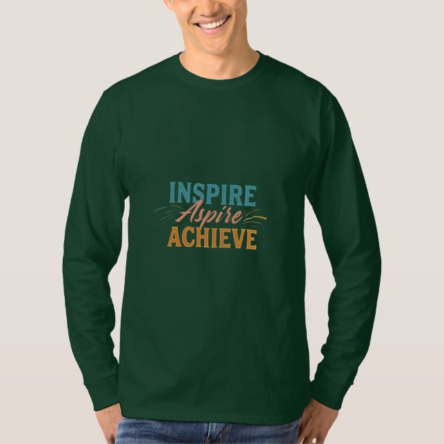 Inspirier Aspire Achieve T-Shirt (Vorderseite)