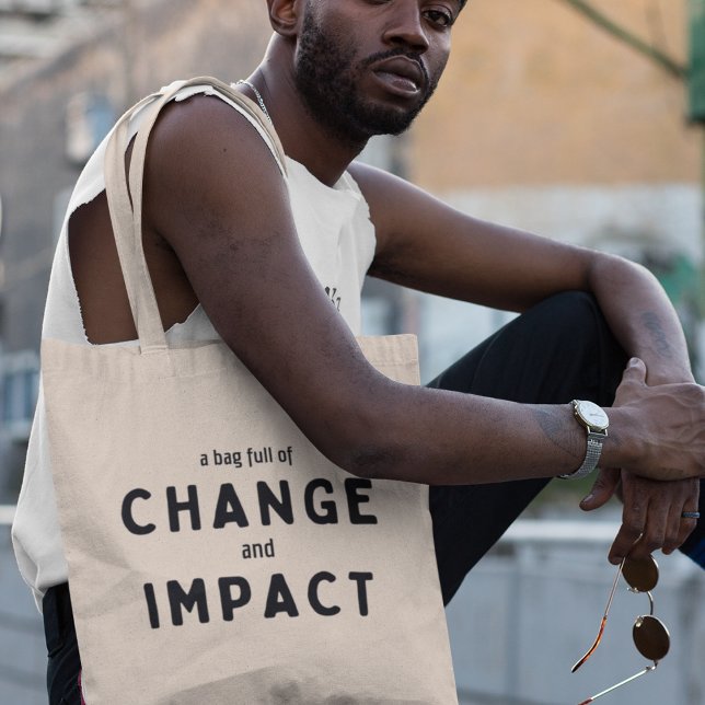 Inspirier Empower Message Tote Tag Tragetasche (Show the world that you're an agent of change, making a lasting impact wherever you go!)