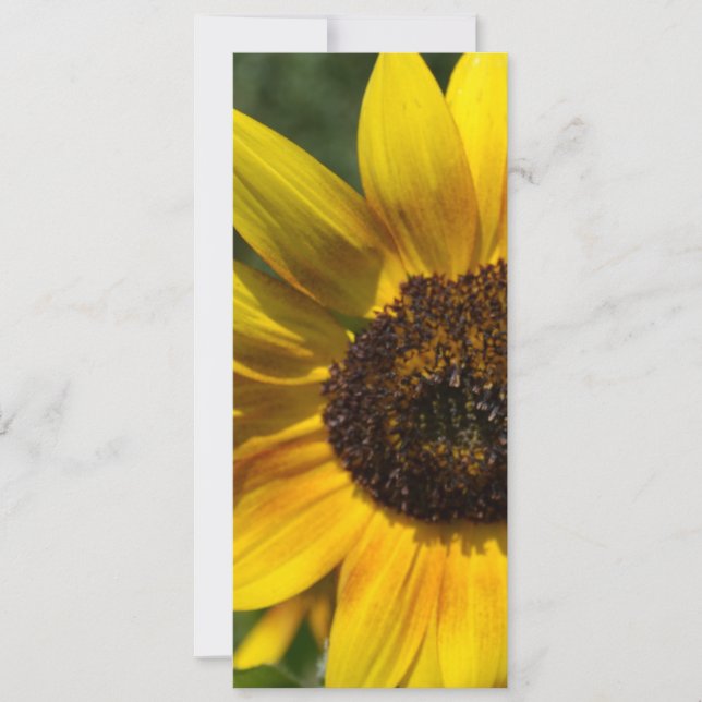 Inspirier Joy Sunflower Lesezeichen (Vorderseite)