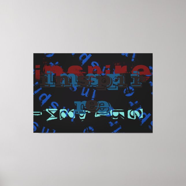 inspirier leinwanddruck (Vorderseite)