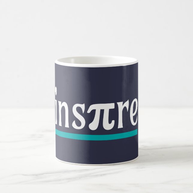 Inspirier Math Pun Funny Inspiration Kaffeetasse (Mittel)
