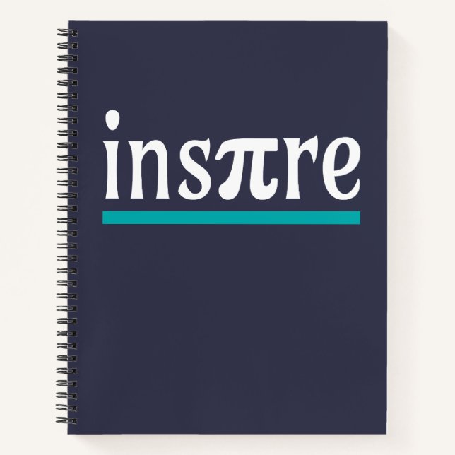 Inspirier Math Pun Funny Inspiration Notizbuch (Vorderseite)