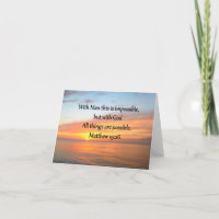 INSPIRIER MATTHEW 19:26 SONNENDESIGN