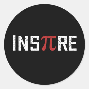 Inspirier Pi Tag   Happy Pi Day Math Runder Aufkleber