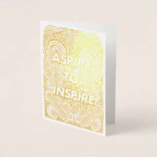 INSPIRIER - positives Angebot Folienkarte