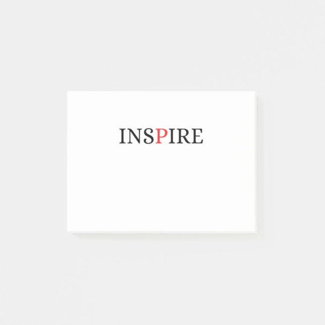 INSPIRIER POST-IT KLEBEZETTEL (Vorderseite)