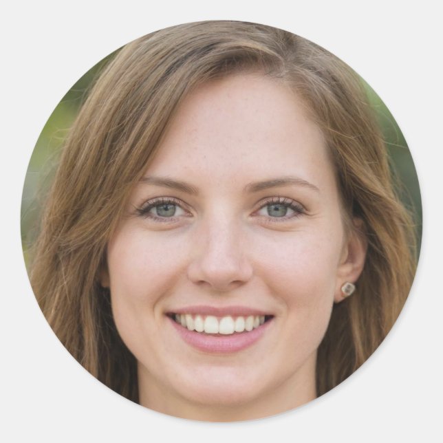 Inspirier Runder Aufkleber (Vorderseite)