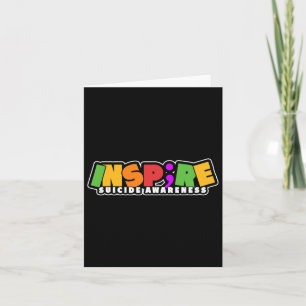 Inspirier Semicolon Suicide Awareness Project Karte