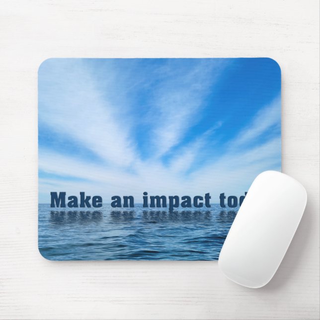 Inspirier von Zitaten in Sky Mouse Pad Mousepad (Mit Mouse)
