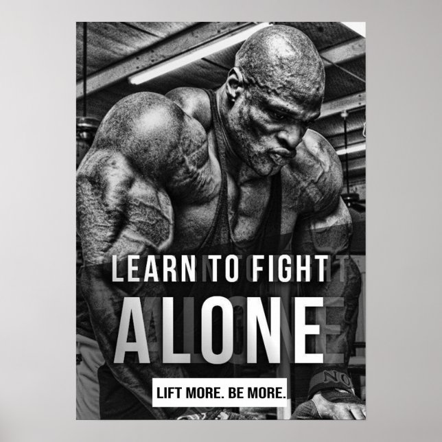 Inspirier-Zitat - Motivierend Poster erstellen (Vorne)