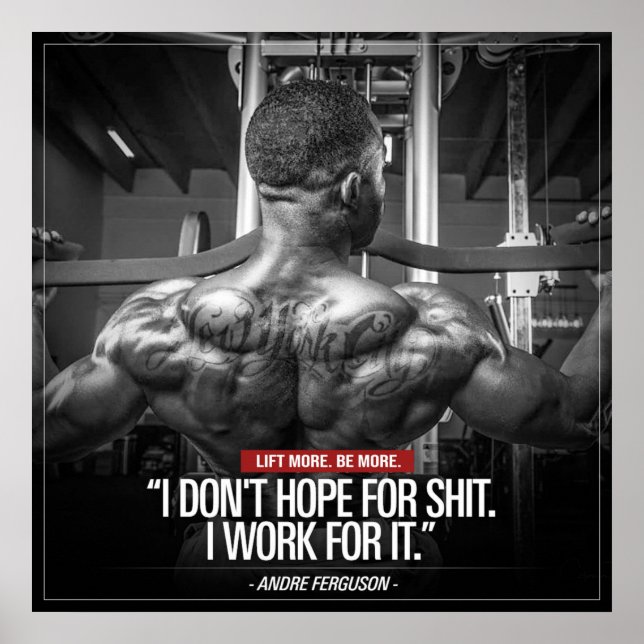 Inspirier-Zitat - Motivierend Poster erstellen (Vorne)