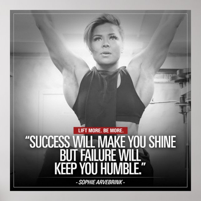 Inspirier-Zitat - Motivierend Poster erstellen (Vorne)