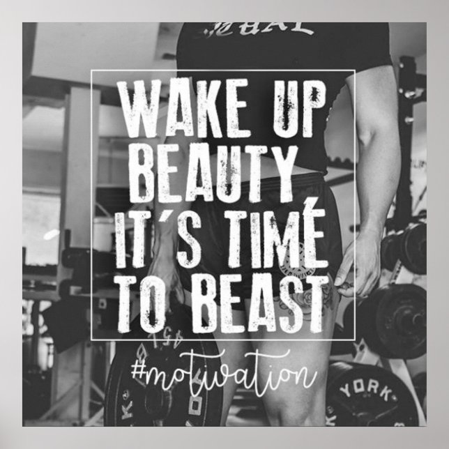 Inspirier-Zitat - Motivierend Poster erstellen (Vorne)