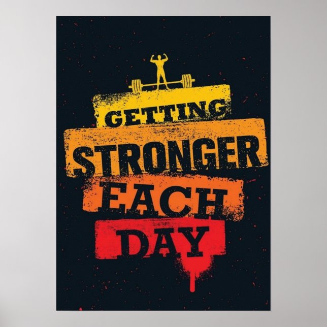 Inspirier-Zitat - Motivierend Poster erstellen (Vorne)