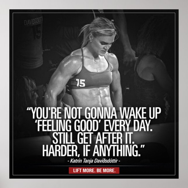 Inspirier-Zitat - Motivierend Poster erstellen (Vorne)