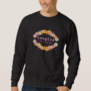 inspiriere Flower Child innerhalb des Frühlings Sweatshirt