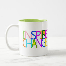 INSPIRIEREN SIE ÄNDERUNG ZWEIFARBIGE TASSE