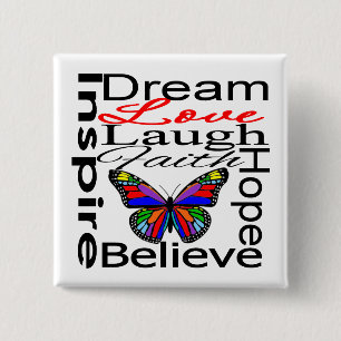 Inspirieren Sie Collage Button