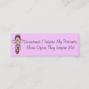 Inspirieren Sie Geschäfts-Karten Mini Visitenkarte