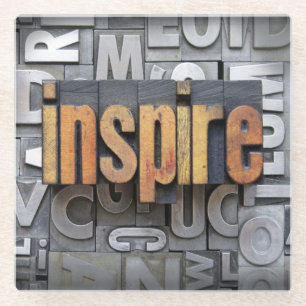 Inspirieren Sie Glasuntersetzer