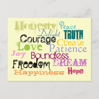 Inspirieren Sie Postkarte