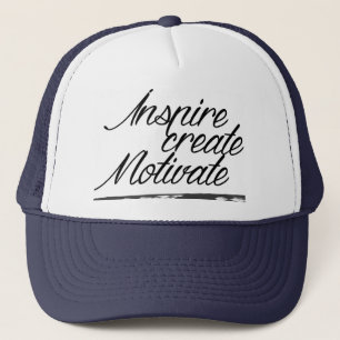 Inspirieren Sie, stellen Sie her, motivieren Sie Truckerkappe