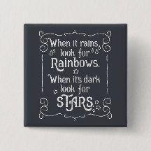 Inspirieren, wenn es und dunkler Button-Knopf