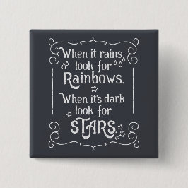 Inspirieren, wenn es und dunkler Button-Knopf Button