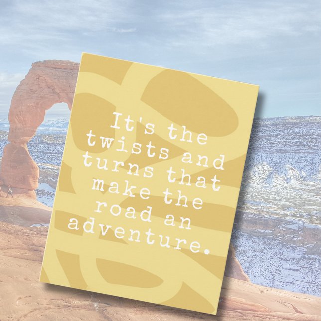 Inspirierend, Abstrakte, individuell anpassbare No Mitteilungskarte (Inspiring Yellow Abstract Customizable Note Card
)