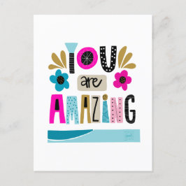 Inspirierend Angebotspopster Postkarte