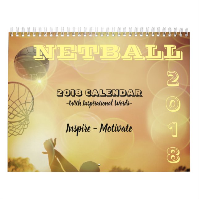 Inspirierend Bilder und ZitateNetball Kalender (Titelbild)