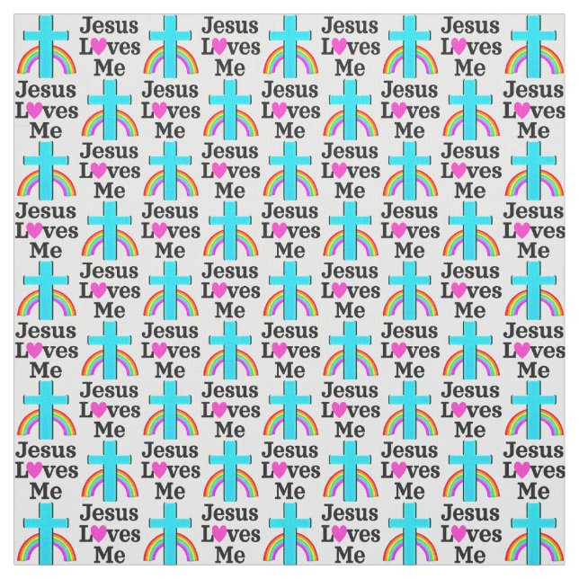 INSPIRIEREND BLUE CROSS CHRISTLICHE JESUS-LIEBEN M STOFF (Muster)