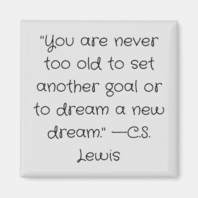 Inspirierend C.S. Lewis Magnet (Vorne)