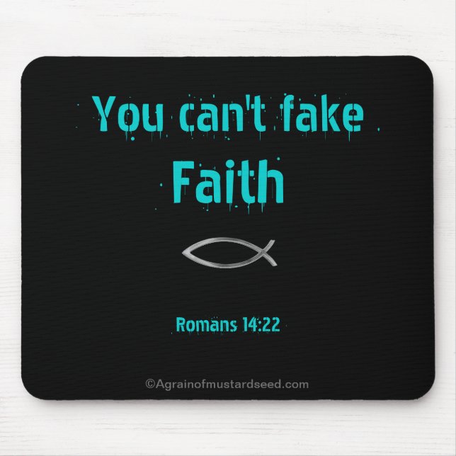 inspirierend Christlich Mousepad (Vorne)