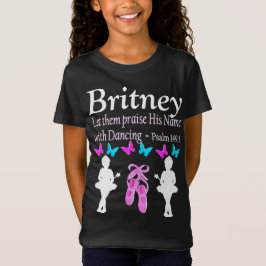 INSPIRIEREND DANCER QUOTE PERSONALISIERT T SHIRT