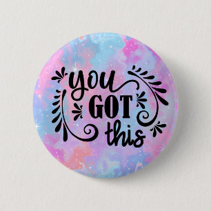 Inspirierend   Du schaffst das Button