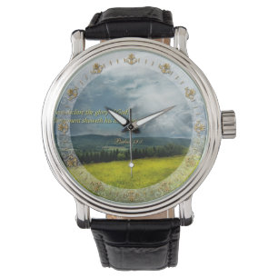 Inspirierend - Ewige Hoffnung - Psalmen 19-1 Armbanduhr
