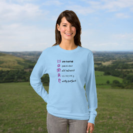 Inspirierend FRAU-Text T-Shirt