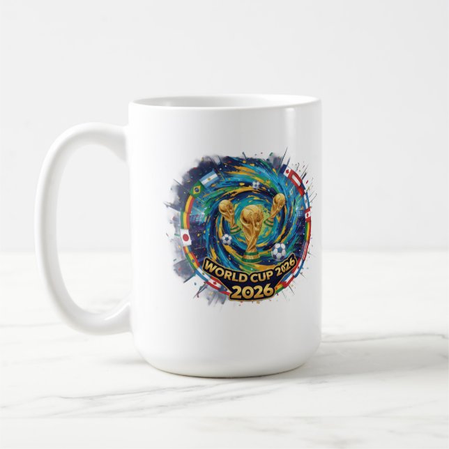 Inspirierend gestalteter Kaffeebecher Kaffeetasse (Links)