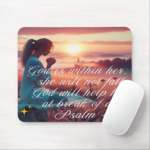'Inspirierend Glaube' Mousepad