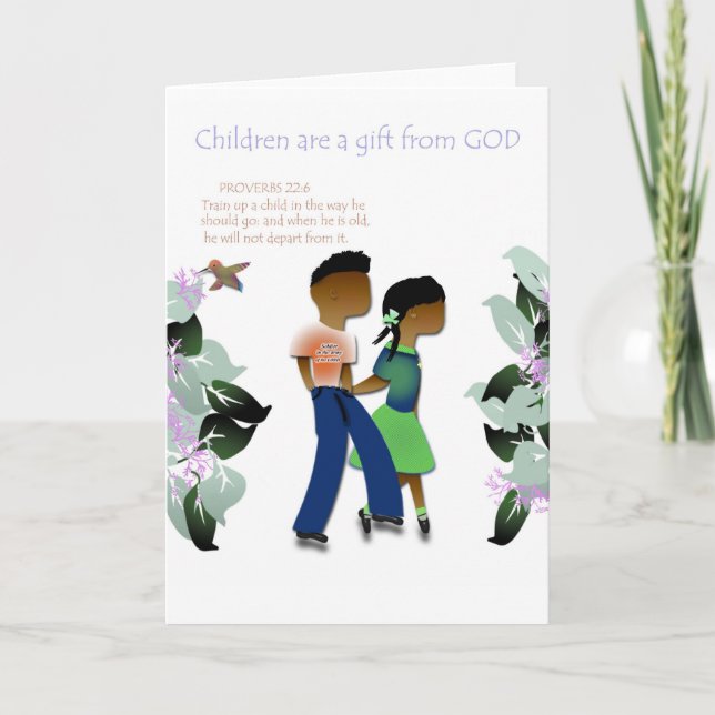 Inspirierend Grußkarte Karte (Vorderseite)