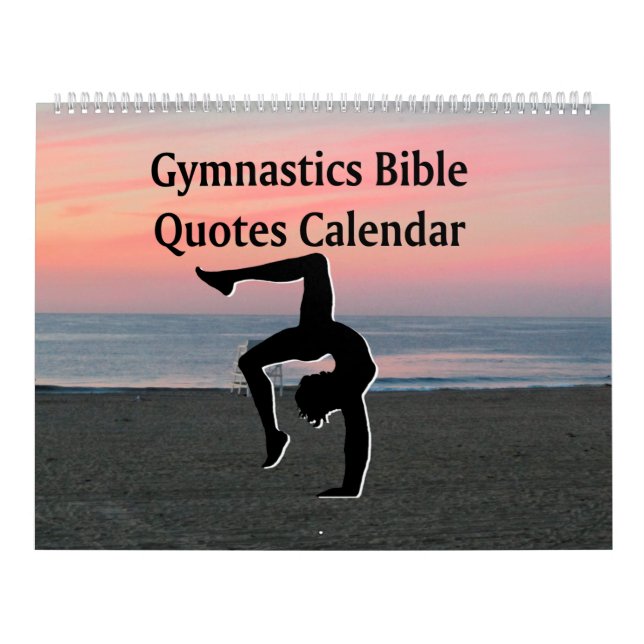 INSPIRIEREND GYMNASTICS BIBLE QUOTE CALENDAR KALENDER (Titelbild)