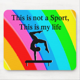 INSPIRIEREND GYMNASTICS QUOTE DESIGN MOUSEPAD