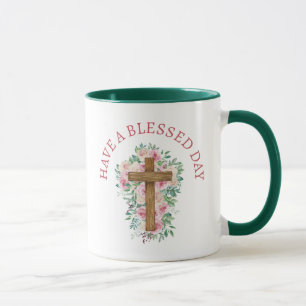 Inspirierend! "Haben Sie einen gesegneten Tag" Tas Tasse