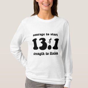 Inspirierend Halbmarathon T-Shirt