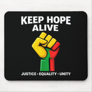 Inspirierend Hoffnung lebendig schwarze Geschichts Mousepad