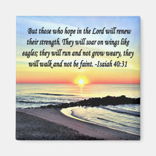 INSPIRIEREND ISAIAH 40:31 MAGNET
